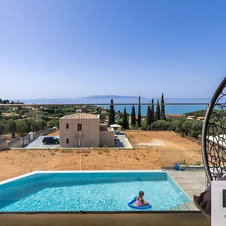Blue Pearl With Private Pool In Afrato Village! Infinite Sea Views! טרפזאקי