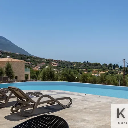 Blue Pearl With Private Pool In Afrato Village! Infinite Sea Views! וילה *