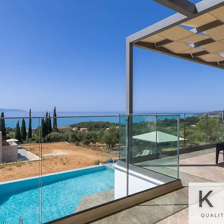 Blue Pearl With Private Pool In Afrato Village! Infinite Sea Views! Villa Trapezaki (Kefalonia)