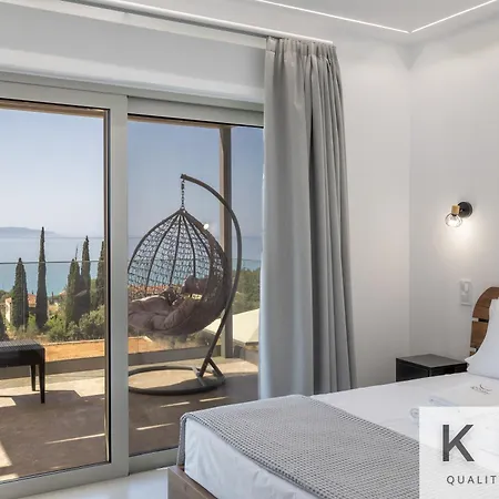 Villa Blue Pearl With Private Pool In Afrato Village! Infinite Sea Views! *