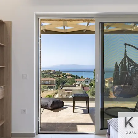 וילה Blue Pearl With Private Pool In Afrato Village! Infinite Sea Views!